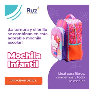 Foto 4 | Mochila Primaria Infantil Sanrio Hello Kitty 20 L
