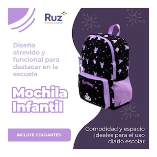 Foto 4 | Mochila Primaria Infantil Sanrio Kuromi 20 L