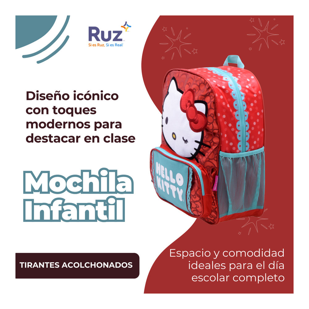 Foto 4 | Mochila Primaria Infantil Sanrio Hello Kitty 20 L