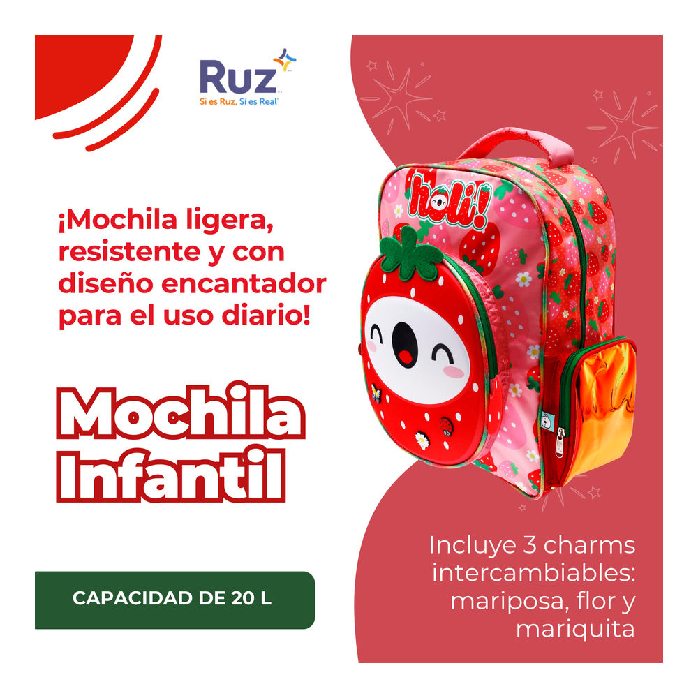 Foto 5 pulgar | Mochila Primaria Infantil Ruz Holi 20 L