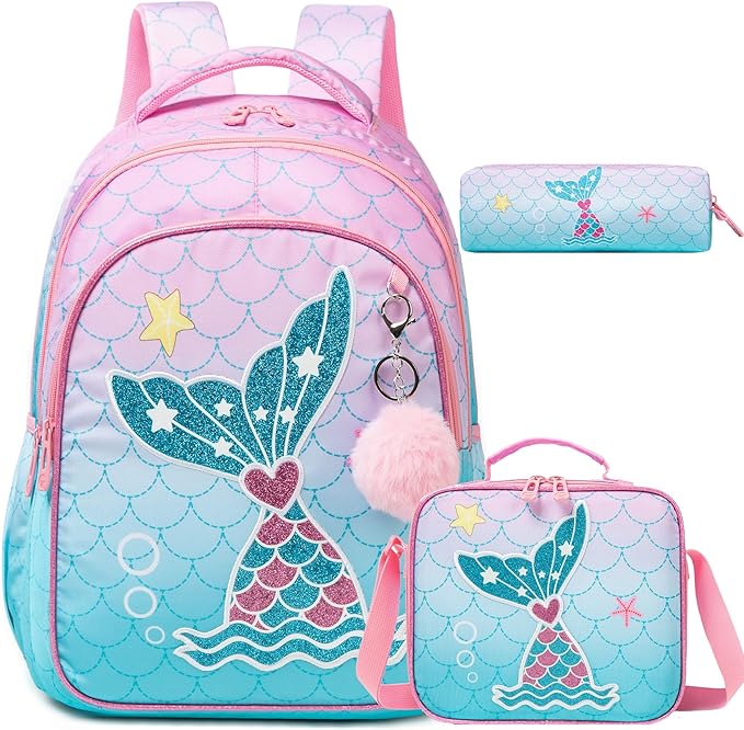 Foto 2 pulgar | Mochilas Escolar con Lonchera y Estuche