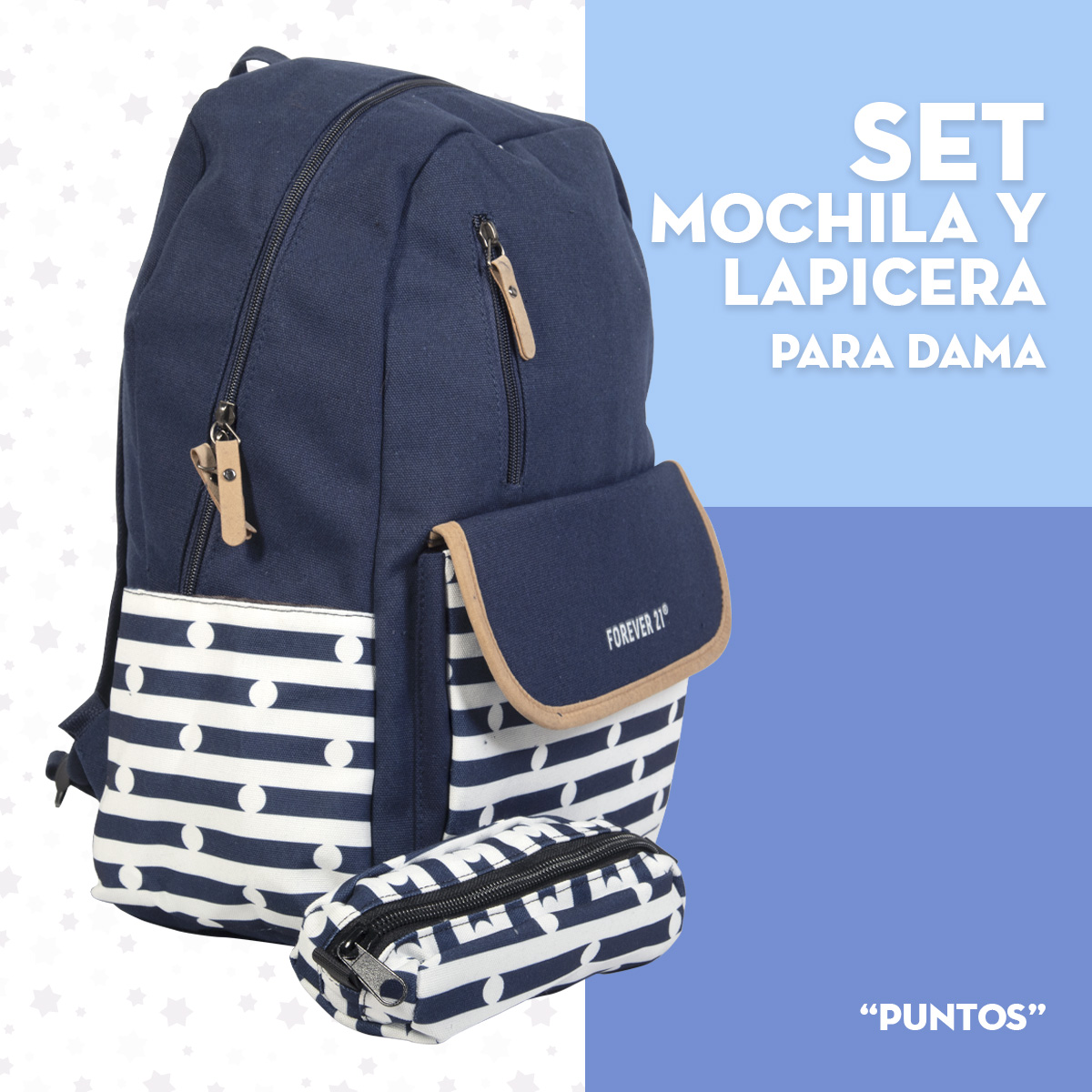 Foto 5 pulgar | Set De Mochila Con Lapicera Mima2 Escolar