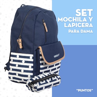 Foto 4 | Set De Mochila Con Lapicera Mima2 Escolar