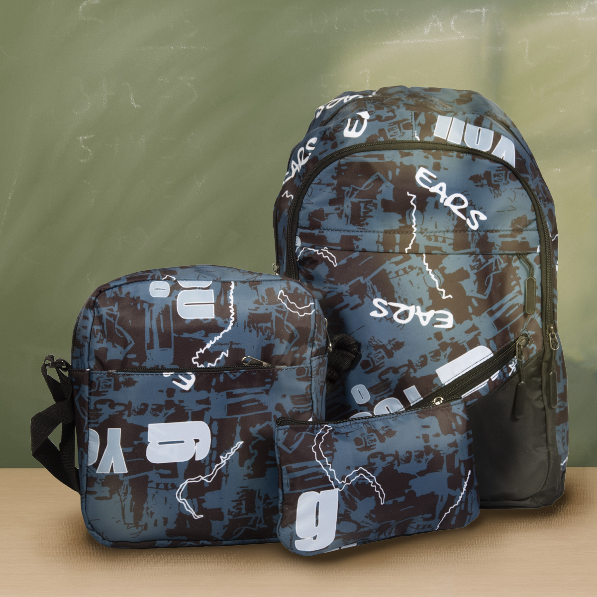 Foto 7 | Mochila Escolar Mima2 Con Compartimento Para Laptop + Lonchera Térmica + Lapicera