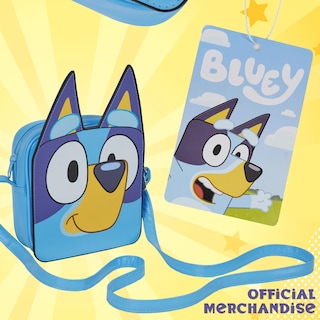 Foto 2 | Bolso Bandolera Purse Bluey Para Niñas Y Adolescentes, Color Azul - Venta Internacional.