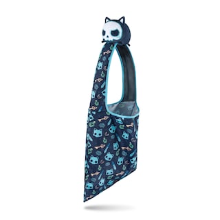 Foto 1 | Bolsa De Peluche Teeturtle Con Forma De Calavera Azul Oscuro Con Felpa - Venta Internacional.