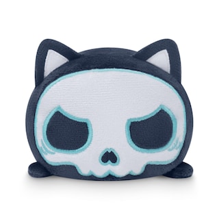 Foto 2 | Bolsa De Peluche Teeturtle Con Forma De Calavera Azul Oscuro Con Felpa - Venta Internacional.