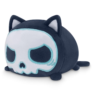 Foto 3 | Bolsa De Peluche Teeturtle Con Forma De Calavera Azul Oscuro Con Felpa - Venta Internacional.