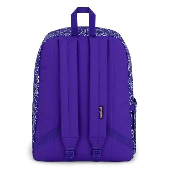 Foto 4 pulgar | Mochila Jansport Superbreak Plus	Dub Doodle Purple Js0a4quegx6