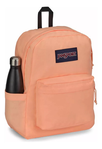 Foto 3 pulgar | Mochila Jansport Superbreak Plus	Peach Neon Js0a4quez72