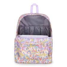 Foto 3 pulgar | Mochila Jansport Superbreak Plus	Groovy Guides Js0a4quegu5