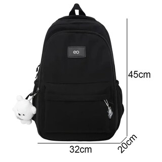 Foto 2 | Mochila Escolar De Moda Casual Impermeable Eo Safe Imports Esi-19851 Blanco