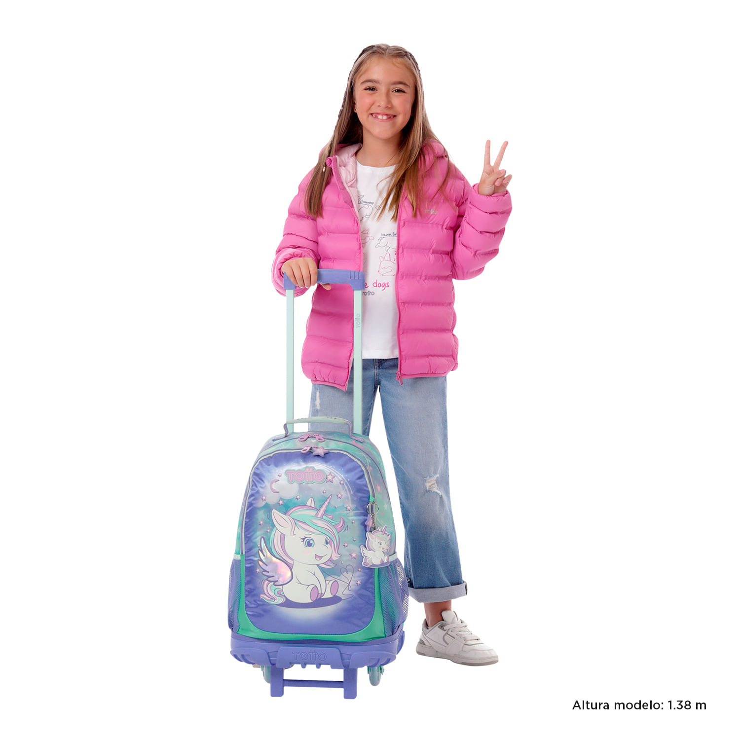 Foto 3 pulgar | Mochila Grande Con Ruedas Reforzada | 31 L Magic Dreams L