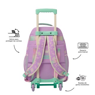 Foto 4 | Mochila Grande Con Ruedas Reforzada | 29 L Queen Cat L