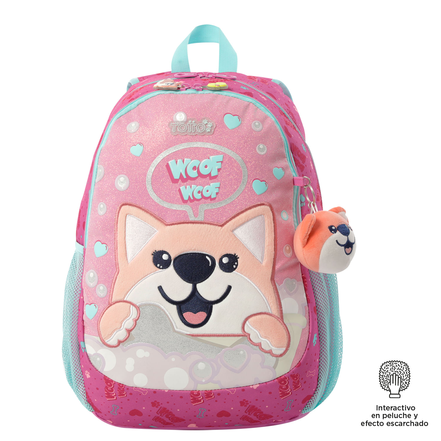 Mochila Grande Con Bolsillo Para Botella | 18 L Doggy Love L