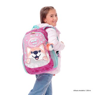 Foto 2 | Mochila Grande Con Bolsillo Para Botella | 18 L Doggy Love L