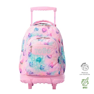 Foto 1 | Mochila Grande Con Ruedas Porta Laptop 15.4 | 25 L Renglon Glitter