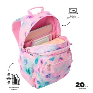 Foto 2 | Mochila Escolar Totto Rayol con Porta Laptop 14 Pulgadas