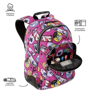 Foto 3 | Mochila Escolar Totto con Porta Laptop 14 Pulgadas