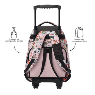 Foto 2 | Mochila con Ruedas Totto con Porta Laptop 15.4 Pulgadas