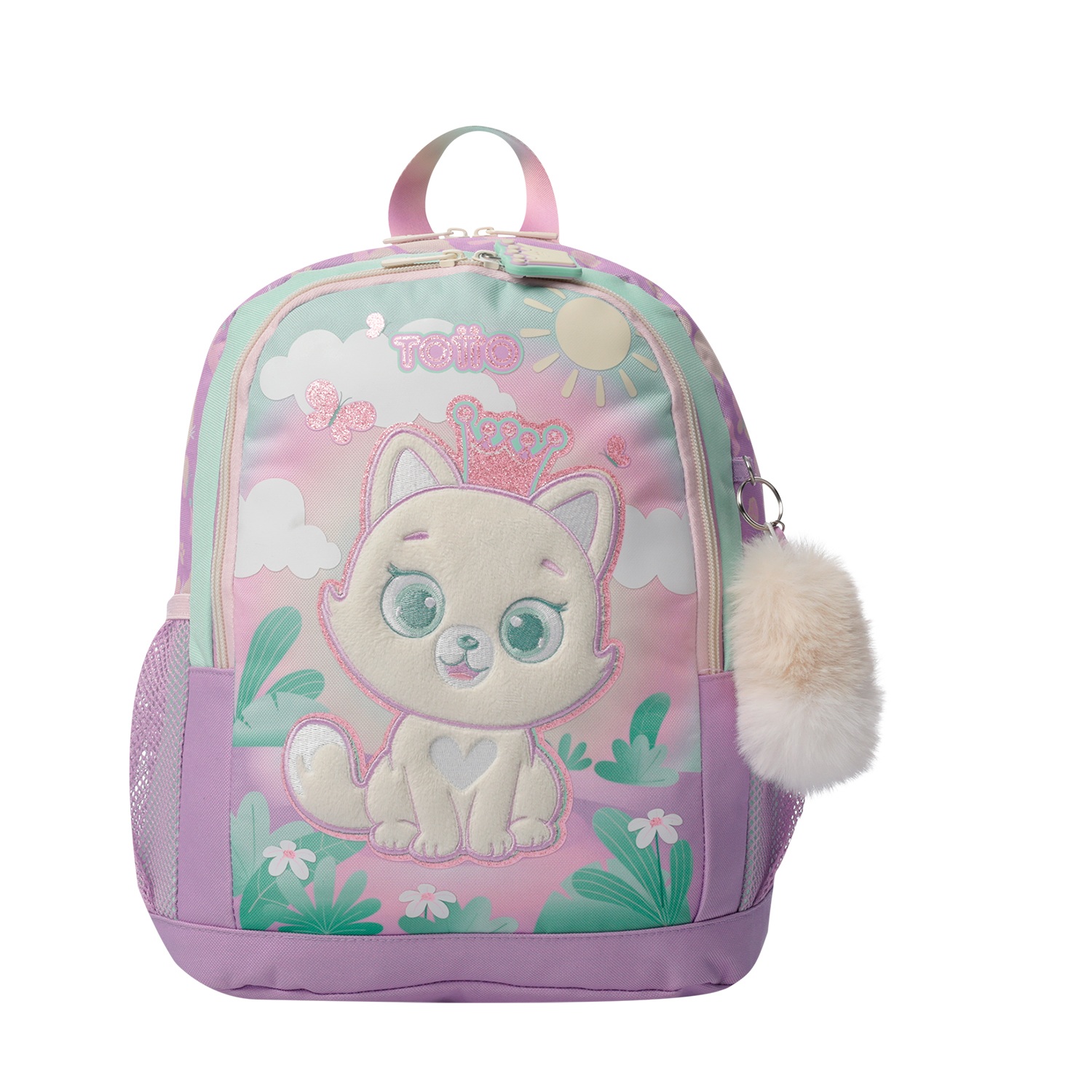 Mochila Escolar Totto Queen Cat