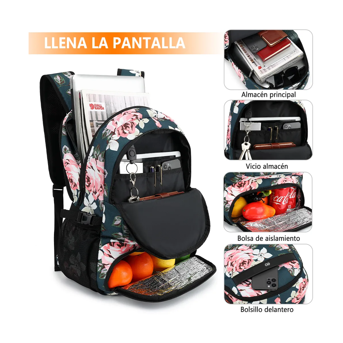 Foto 4 pulgar | Mochila De Almuerzo Antirrobo Impermeable   Eo Safe Imports Esi-20423 Multicolor