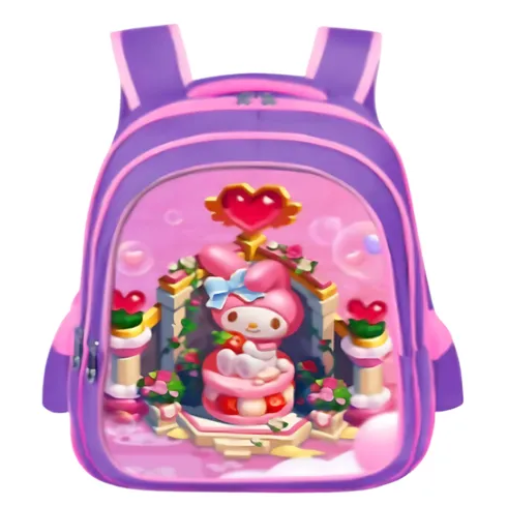 Mochila Lenticular 3d Escolar Para Niños Juvenil Estudiante My Melody Y Kuromi