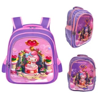 Foto 4 | Mochila Lenticular 3d Escolar Para Niños Juvenil Estudiante My Melody Y Kuromi