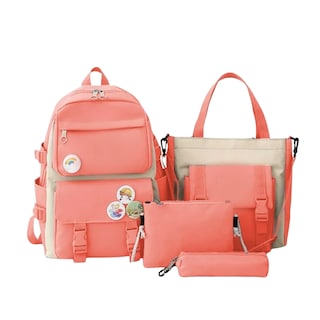 Foto 1 | Set De 4 Piezas Mochila Escolar Con Bolsa Estuche Y Lonchera