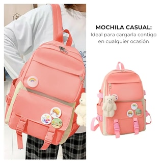Foto 5 | Set De 4 Piezas Mochila Escolar Con Bolsa Estuche Y Lonchera