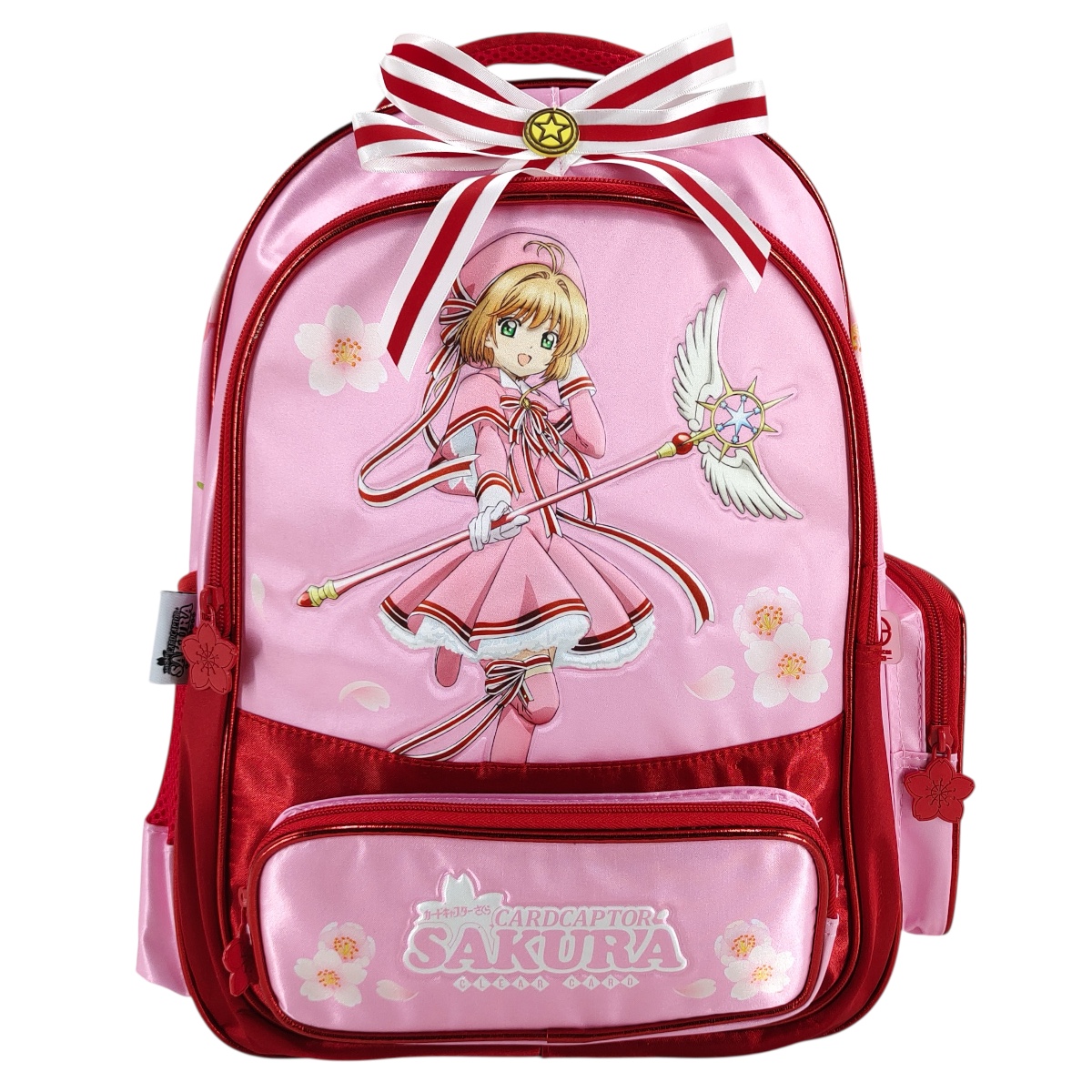 Mochila Escolar Para Niña De Anime Sakura Cardcaptor Multicolor