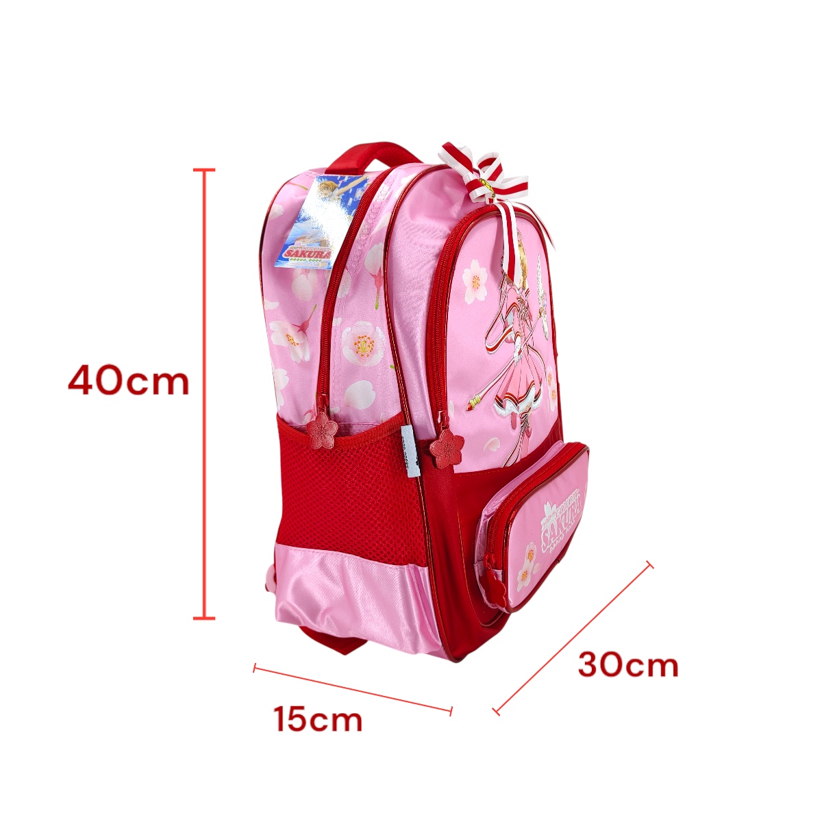 Foto 3 pulgar | Mochila Escolar Para Niña De Anime Sakura Cardcaptor Multicolor