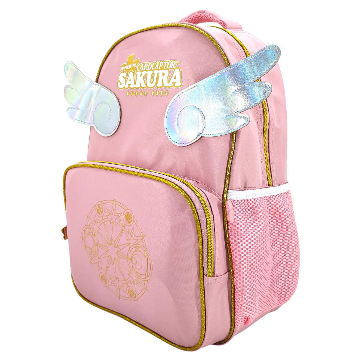 Foto 5 pulgar | Mochila Escolar Anime Sakura Cardcaptor Color Rosa Con Alas
