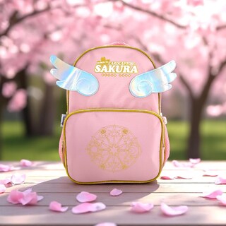Foto 7 | Mochila Escolar Anime Sakura Cardcaptor Color Rosa Con Alas