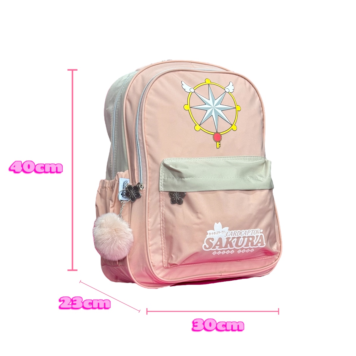 Foto 3 pulgar | Mochila Escolar Para Niña De Anime Personaje Sakura Cardcaptor