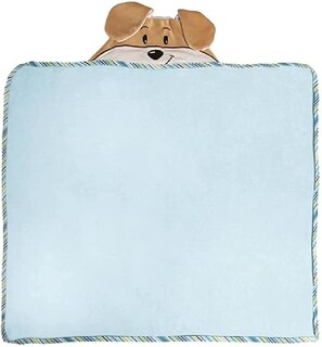 Foto 2 | Toallita de Baño Chiqui Mundo 1562 color Azul para Bebés y Niños Diseño de Perro