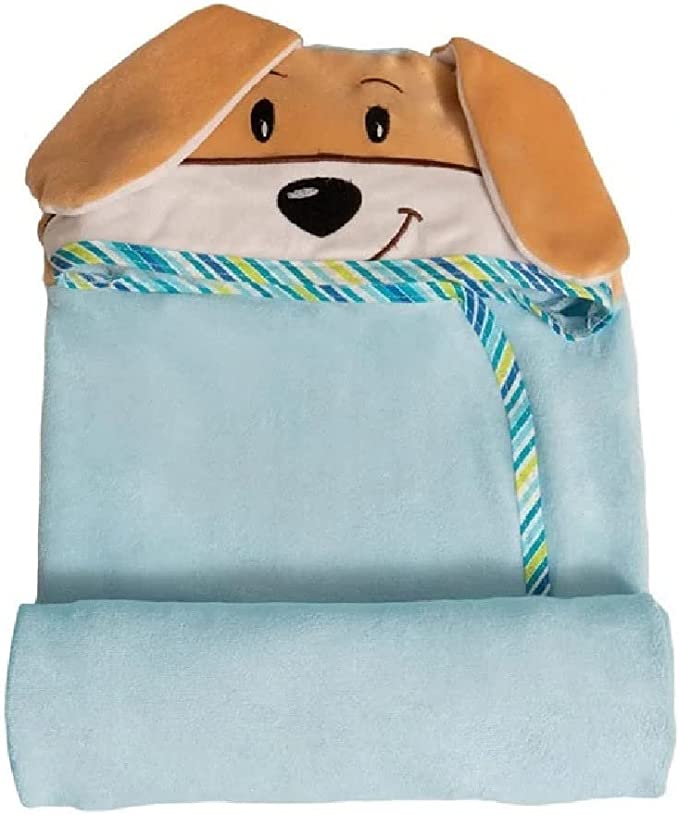 Foto 4 pulgar | Toallita de Baño Chiqui Mundo 1562 color Azul para Bebés y Niños Diseño de Perro