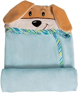 Foto 3 | Toallita de Baño Chiqui Mundo 1562 color Azul para Bebés y Niños Diseño de Perro