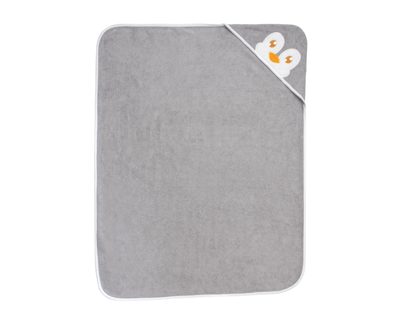 Foto 5 pulgar | Toalla De Baño Con Capucha Baby Mink Bm324 Gris