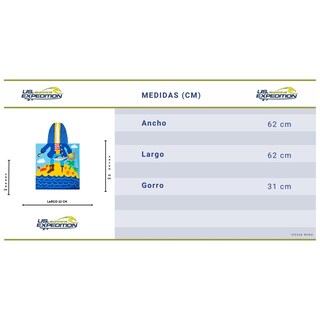 Foto 7 | Toalla Tipo Poncho Us Expedition color Azul para Niño