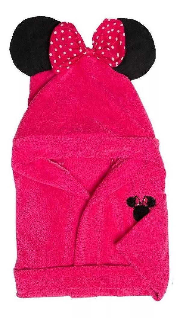 Foto 3 pulgar | Batita De Baño Chiqui Mundo Capucha Cinturon Disney