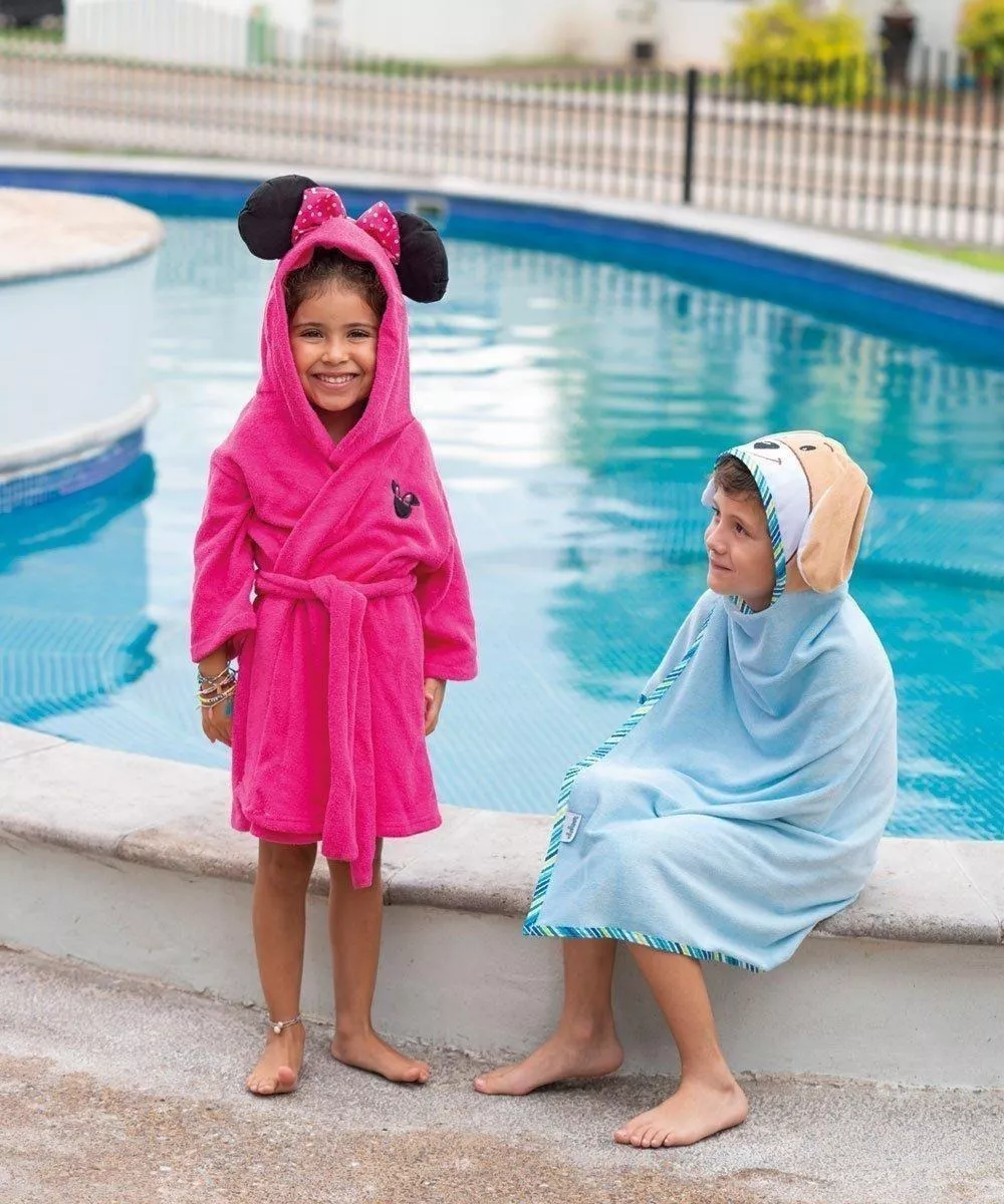 Foto 4 pulgar | Batita De Baño Chiqui Mundo Capucha Cinturon Disney