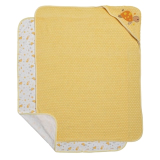 Foto 2 | Set De 2 Toallas Para Bebé Baby Mink Bm49e Amarillo (1 Toalla Con Capucha + 1 Toalla Plana)