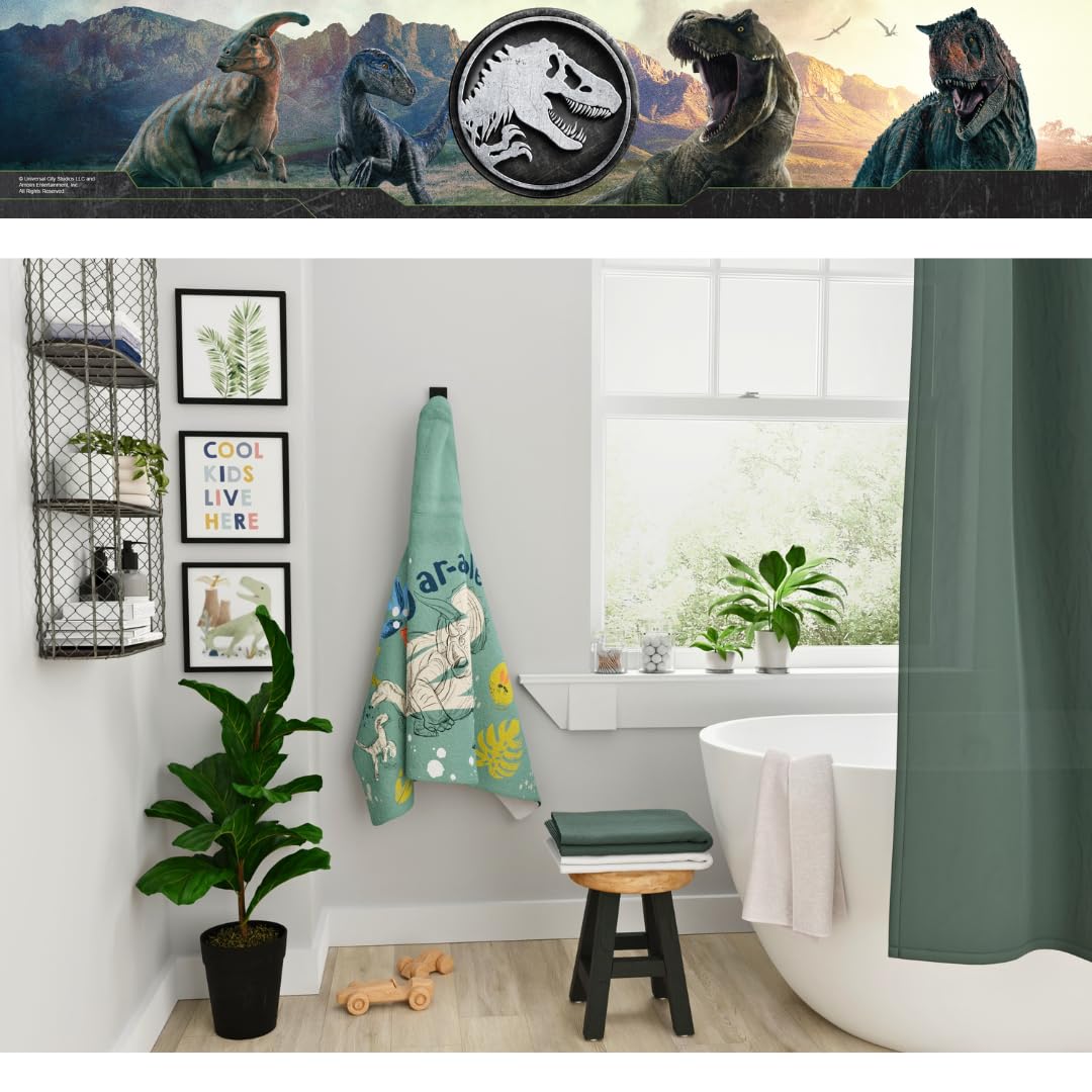 Foto 7 pulgar | Toalla Con Capucha Franco Jurassic World Kids, Algodón Suave - Venta Internacional.