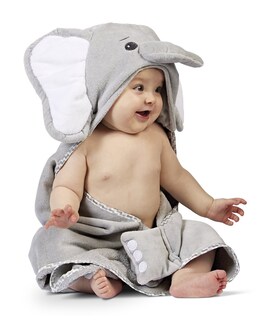 Foto 1 | Toalla De Baño Con Capucha Bearington Baby Lil' Spout Elephant 60 X 60 Cm - Venta Internacional.
