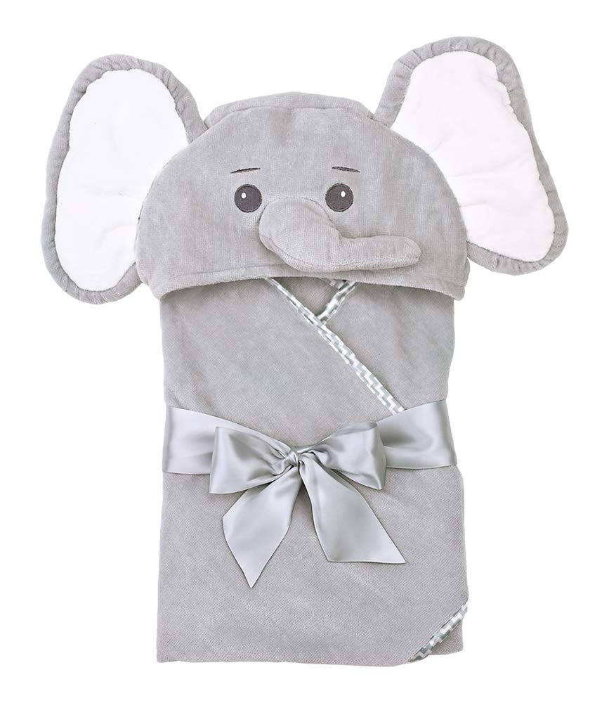 Foto 3 pulgar | Toalla De Baño Con Capucha Bearington Baby Lil' Spout Elephant 60 X 60 Cm - Venta Internacional.