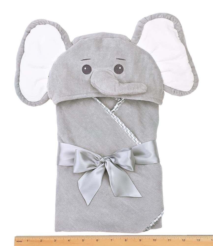 Foto 4 pulgar | Toalla De Baño Con Capucha Bearington Baby Lil' Spout Elephant 60 X 60 Cm - Venta Internacional.