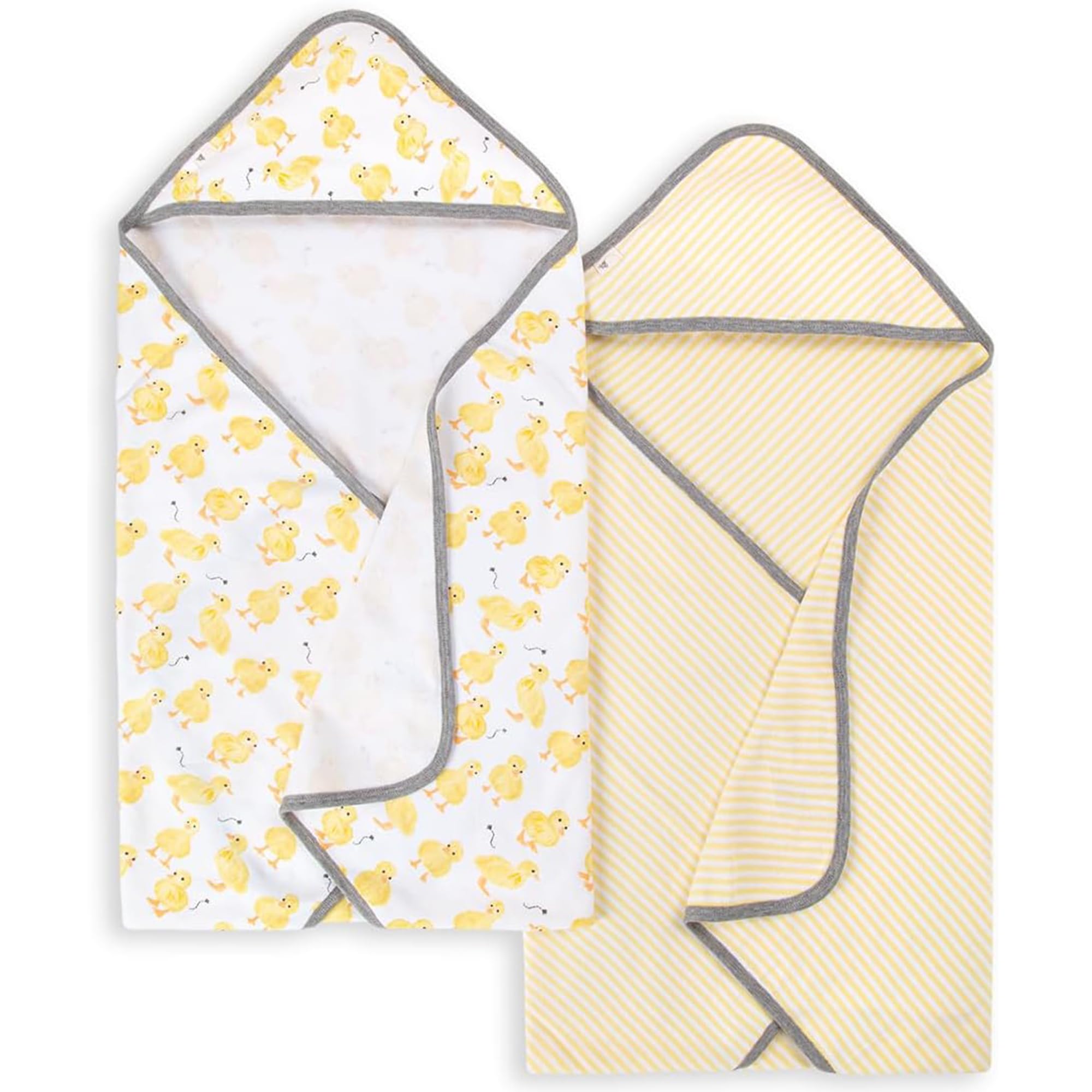 Toallas Con Capucha Burt's Bees Baby Little Ducks De Algodón Orgánico - Venta Internacional.