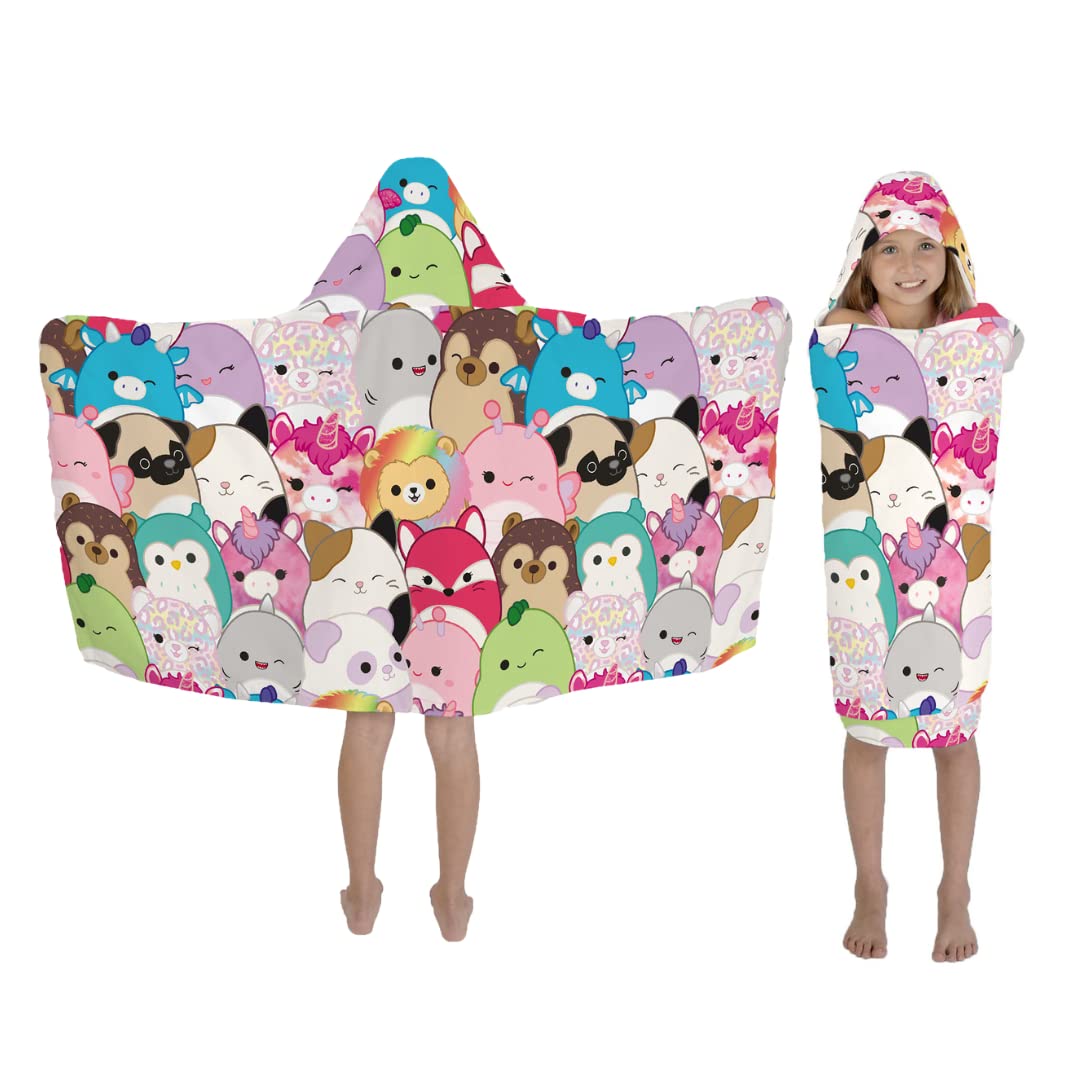 Foto 2 pulgar | Toalla Con Capucha Franco Squishmallows Para Niños, Bañera/piscina/playa - Venta Internacional.
