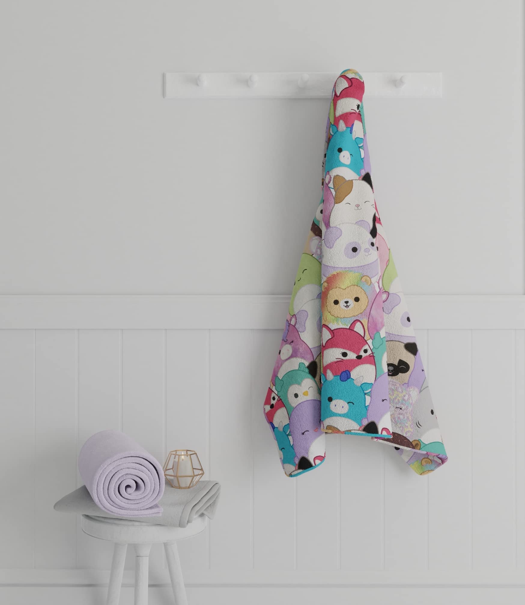 Foto 6 pulgar | Toalla Con Capucha Franco Squishmallows Para Niños, Bañera/piscina/playa - Venta Internacional.